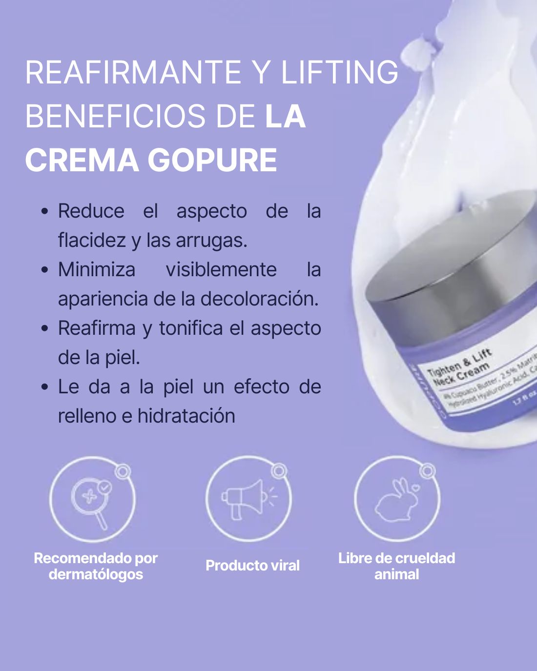 GoPure - Crema Reafirmante para el Cuello