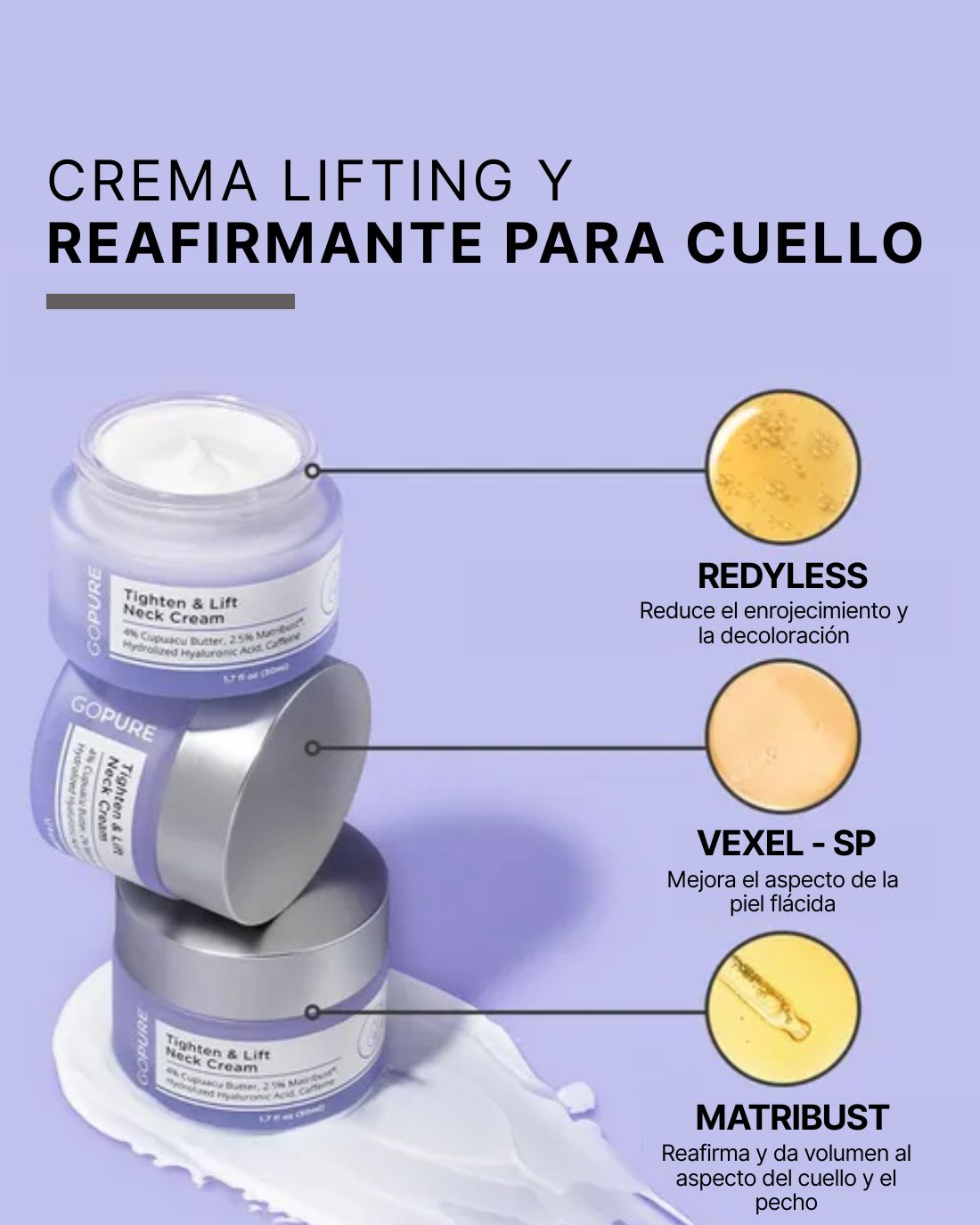 GoPure - Crema Reafirmante para el Cuello
