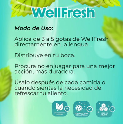 Well Fresh - elimina el mal aliento
